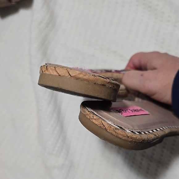 Betsey Johnson Floral Embellished Sandals - Picture 6 of 8